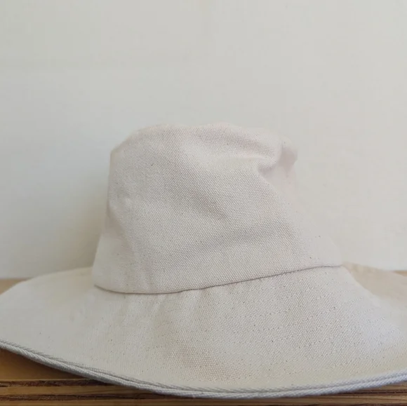 Wyeth Canvas Wide Brim Bucket Sun Hat - Picture 10 of 11